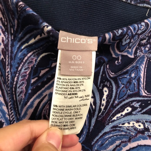 Chico’s | Beautiful Violet Pint Leggings - Picture 4 of 5